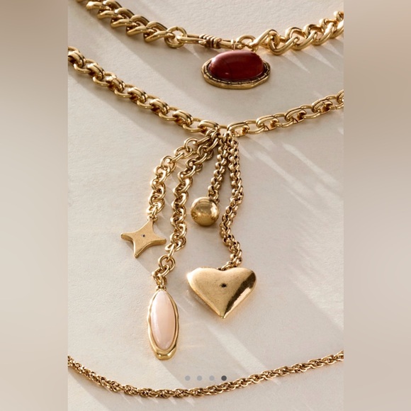 NWT Free People Heather Charm Necklace - Picture 4 of 6